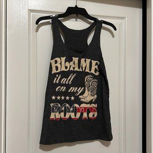 Blame it all on my roots Tank Top